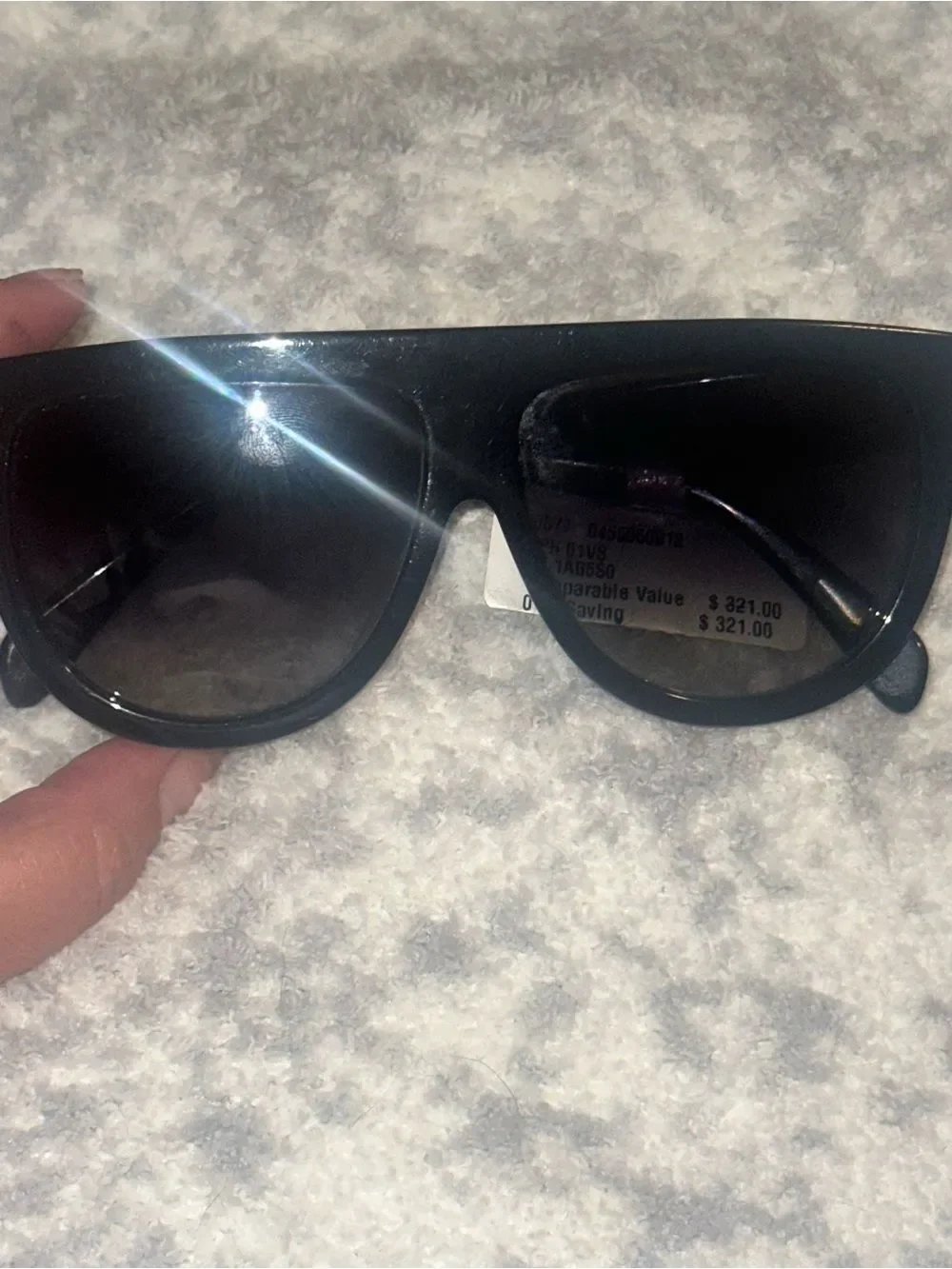 NWTs CELINE Black Aviator Sunglasses
